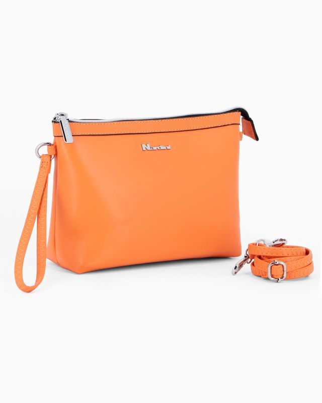Product: NARDINI -  Pochette arancione con polsiera, tracolla removibile (1 of 4)