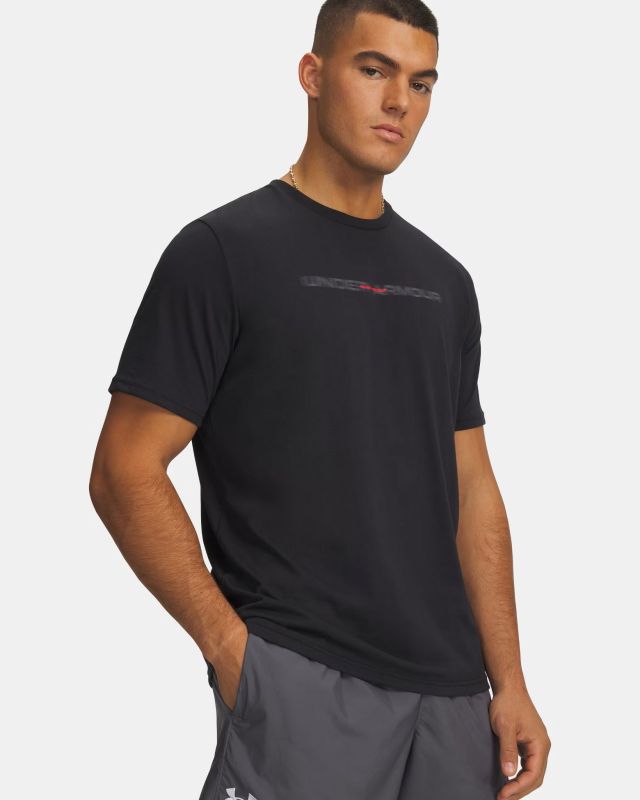 Product: T-SHIRT MM UA M BLUR WM SS BLACK (1 of 3)
