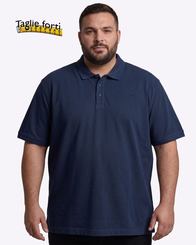 Product: NAVY SAIL - Polo over manica corta blu scuro (1 of 4)