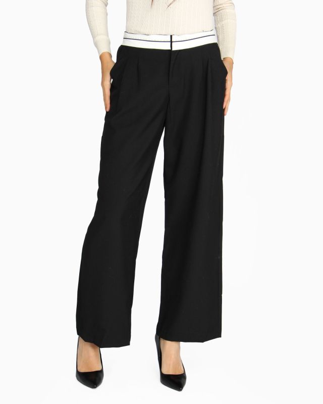 Product: BACHATA - Pantalone a palazzo nero (4 of 6)