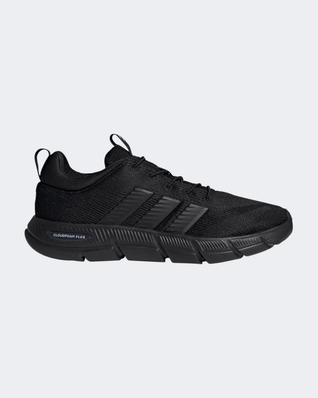 Product: ADIDAS - SCARPA NERA CLOUDFOAM FLEX ELASTIC LACES WIDE FIT DA UOMO - HQ2548 (1 of 14)