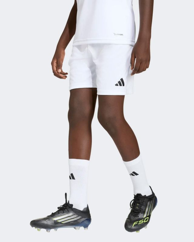 Product: ADIDAS - SHORT BIANCO DA CALCIO ENTRADA 26 PER RAGAZZI - JZ6526 (1 of 5)