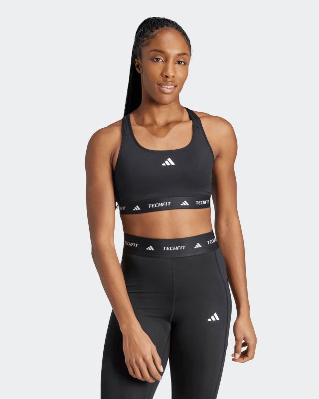 Product: ADIDAS - REGGISENO SPORTIVO NERO TECHFIT - JG1409 (1 of 8)