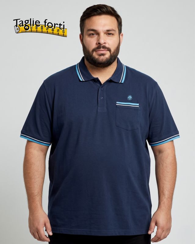 Product: NAVY SAIL - Polo over manica corta denim (1 of 4)