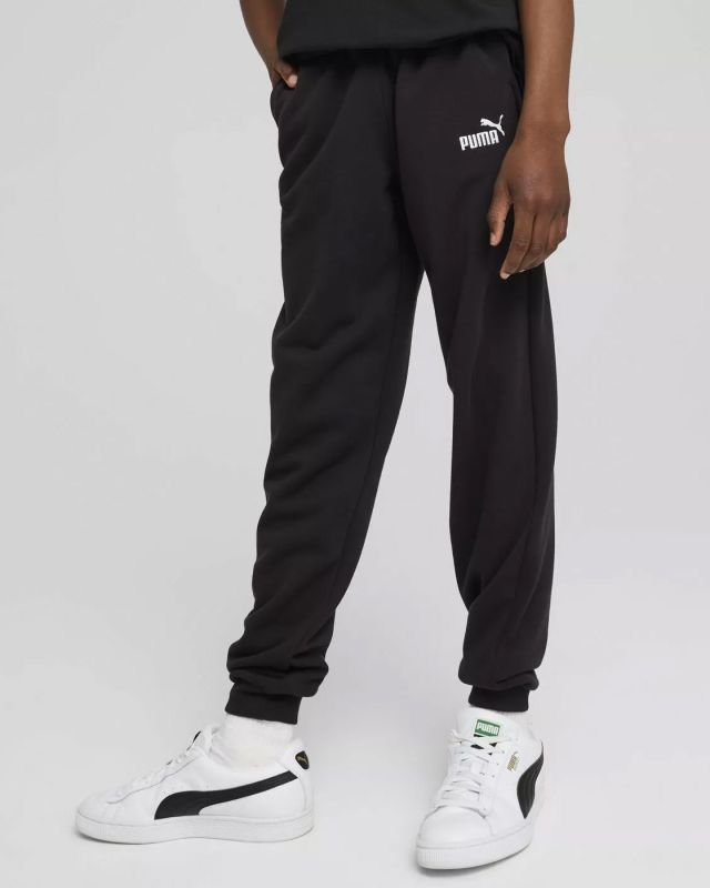 Product: PUMA - PANTALONE TUTA JUNIOR ( 7-16 ANNI) NERO ESSENTIAL N. 1 LOGO SWEAT,  684914-01 (1 of 5)