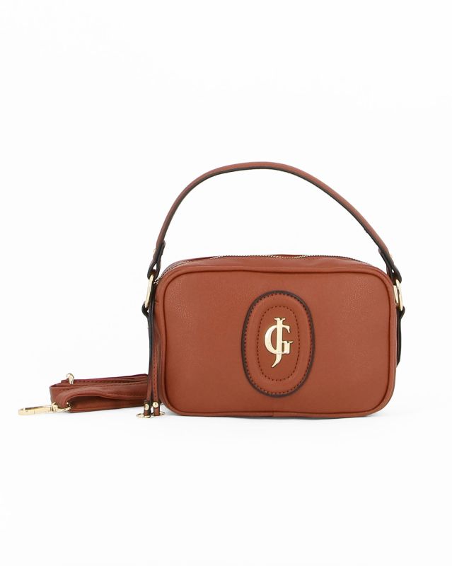 Product: JUST GOLF - Borsa un manico marrone con logo frontale e tracolla regolabile (9 of 47)