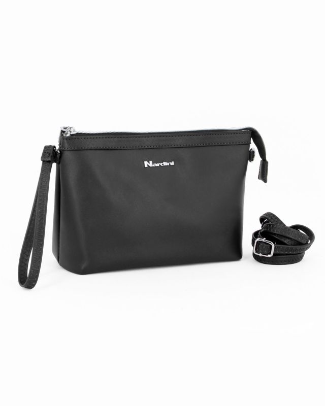 Product: NARDINI -  Pochette nera con polsiera, tracolla removibile (1 of 76)