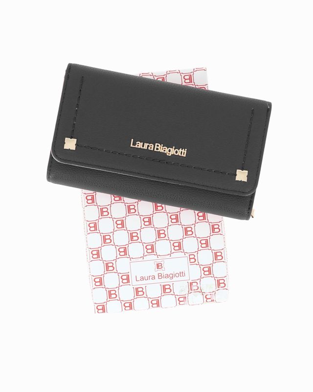 Product: LAURA BIAGIOTTI - Portafoglio nero con patta (1 of 3)