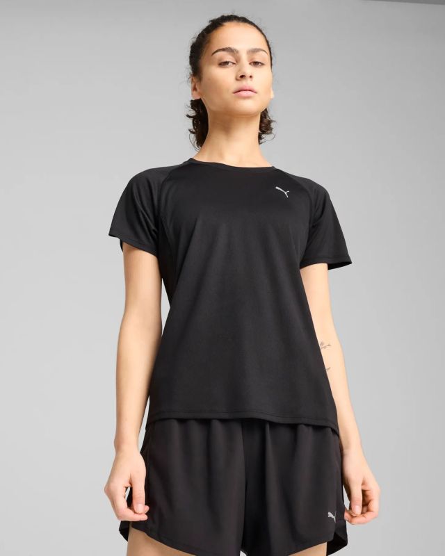 Product: PUMA - T-SHIRT NERA RUN VELOCITY TEE (POLY) DA DONNA - 526578-01 (1 of 3)