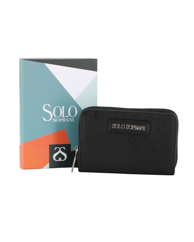 Product: SOLO SOPRANI - Portafoglio nero con tre scomparti principali (1 of 3)