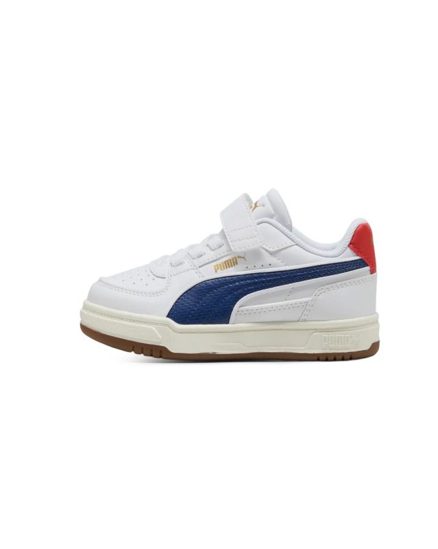 Product: PUMA - SNEAKERS KIDS CAVEN III RETRO AC+TD BIANCA CON DETTAGLI BLU E ROSSI  DAL 20 AL 27, 406898-01 (1 of 6)