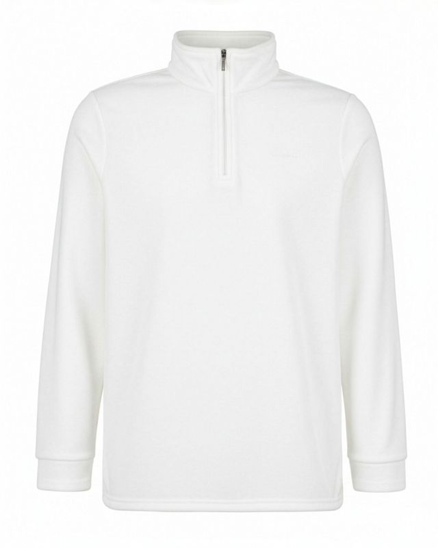 Product: MICROPILE 1/2 ZIP UOMO WHITE (1 of 2)