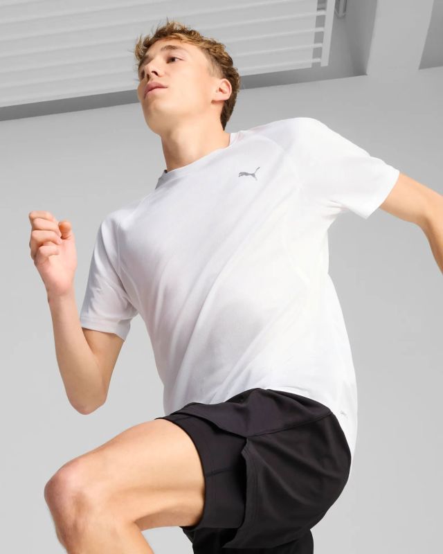 Product: PUMA - T-SHIRT BIANCA RUN VELOCITY TEE (POLY) DA UOMO - 526600-02 (1 of 3)