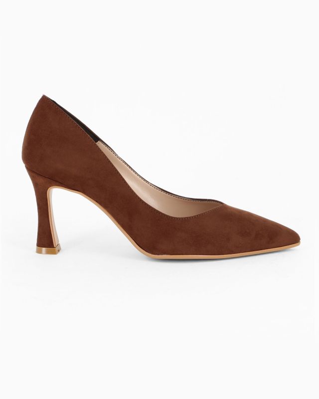 Product: MISS GLOBO - Décolleté testa moro scamosciata, tacco 7,5CM - MADE IN ITALY (1 of 5)