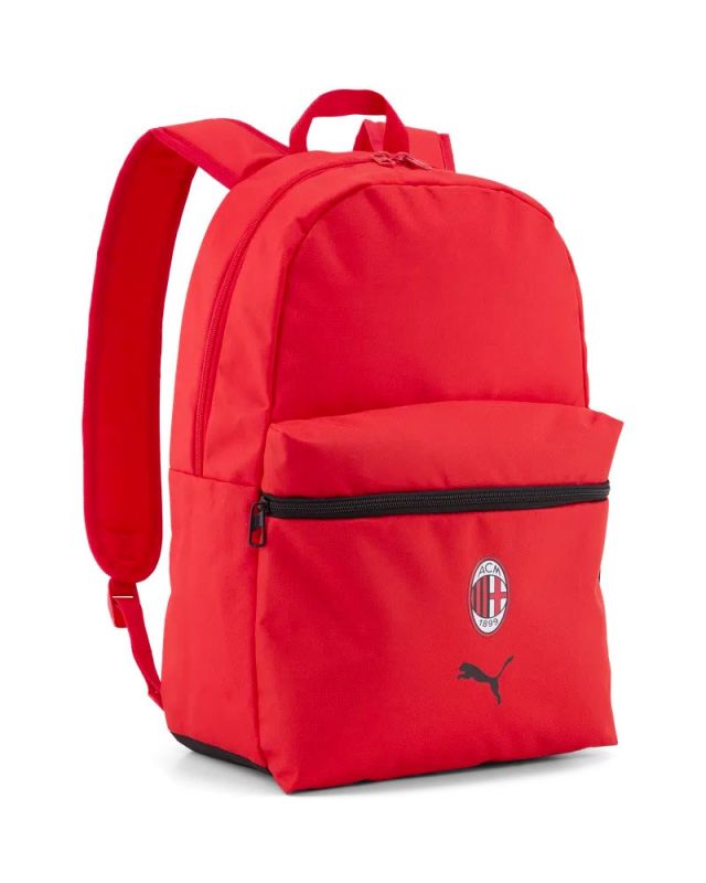 Product: PUMA - ZAINO AC MILAN ESSENTIAL ROSSO CON DETTAGLI NERI, 091643-01 (1 of 4)