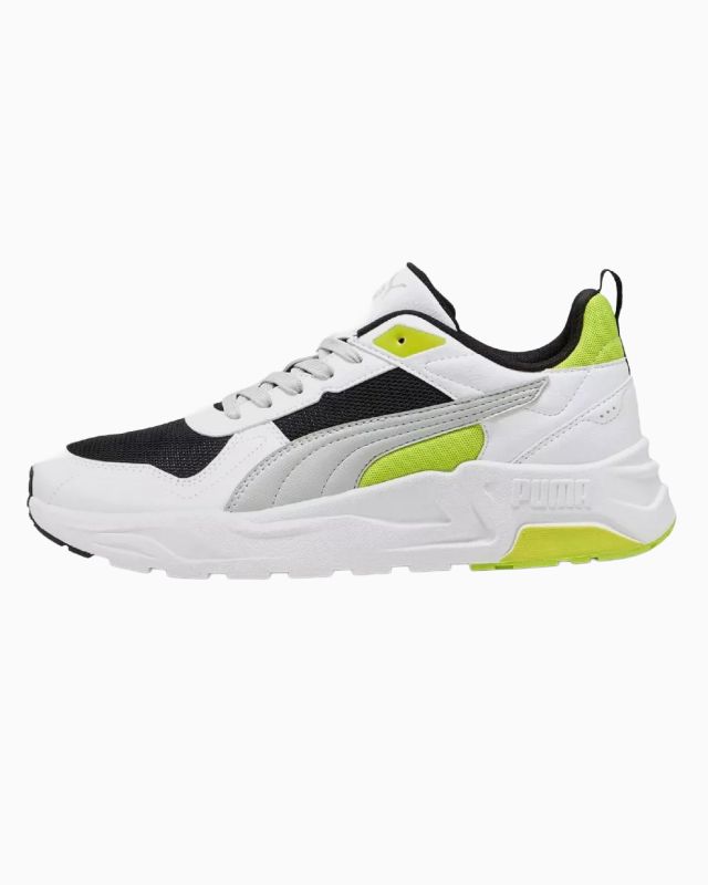 Product: PUMA - SNEAKERS JUNIOR TRINITY 2 LT GS BIANCA, NERA, GRIGIA E GIALLO FLUO NUMERATA 36/39, 403703-13 (1 of 4)