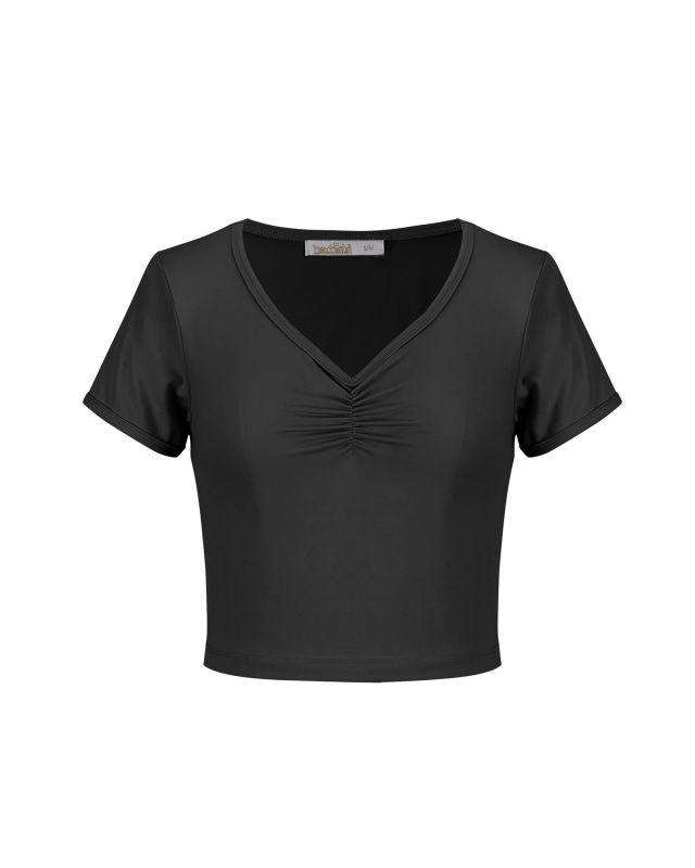 Product: BACHATA - Tshirt manica corta nera (1 of 2)