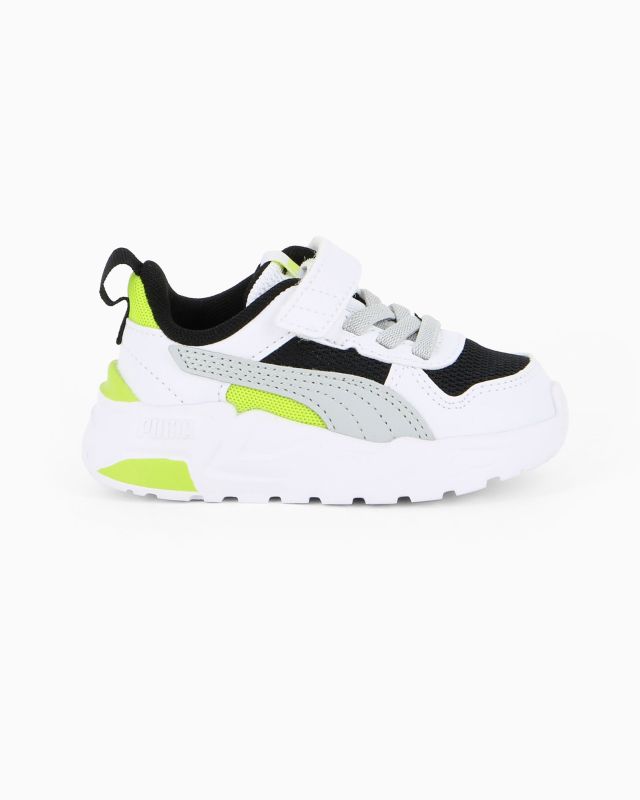 Product: PUMA - SNEAKERS KIDS TRINITY 2 LT TD  BIANCA, NERA, GRIGIA E LIME DAL 20 AL 27, 403705-13 (7 of 11)