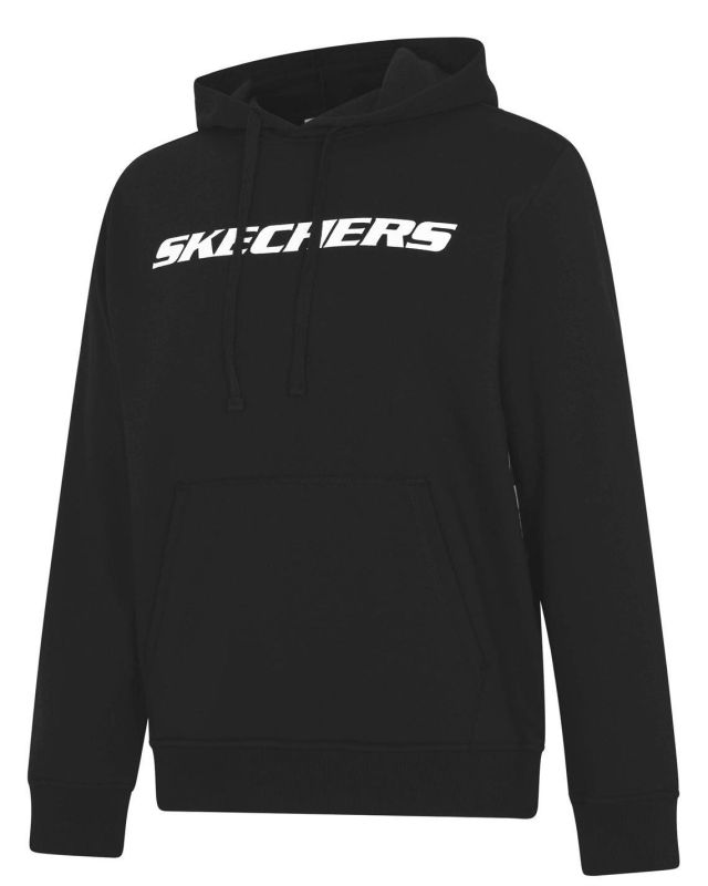 Prodotto: SKECHERS - Felpa da uomo nera con cappuccio