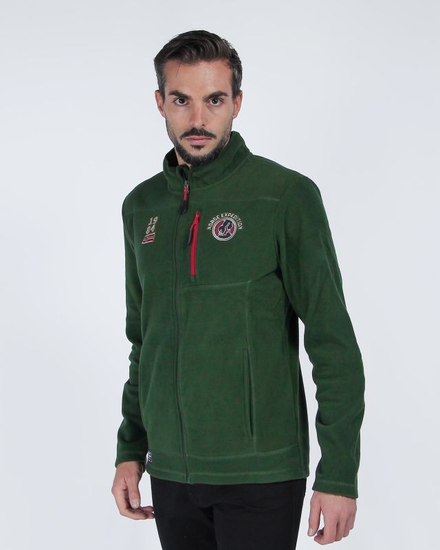 Prodotto: ON SPIRIT - PILE UOMO FULL ZIP VERDE -  MATTIA