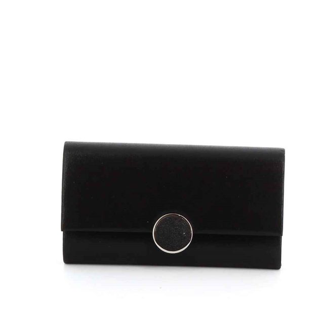 Prodotto: MISS GLOBO- Pochette con applicazione tonda in glitter a chiusura