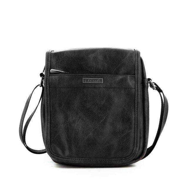 Prodotto: LOTTO - Borsello effetto vintage con zip su patta