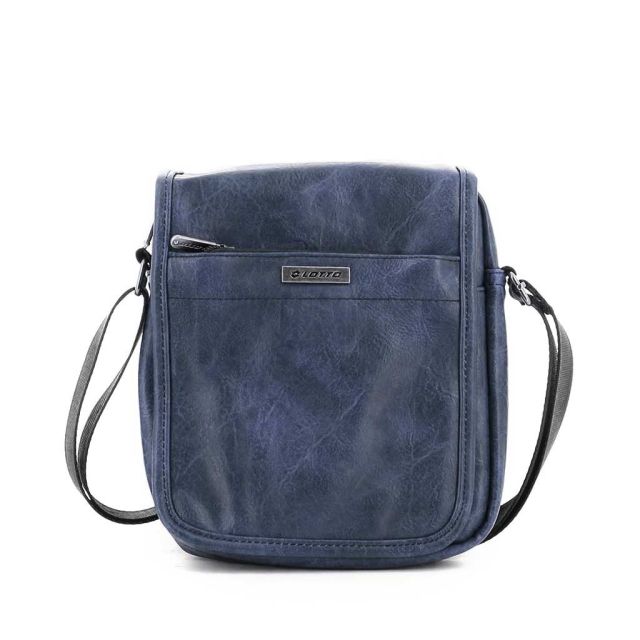Prodotto: LOTTO - Borsello effetto vintage con zip su patta