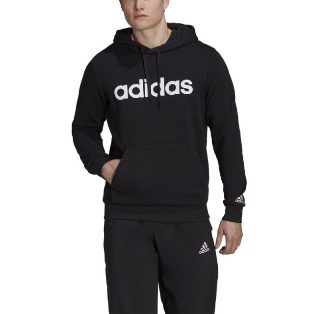 Prodotto: ADIDAS - SWEAT C/CAPP.LIN FT HD BLACK-WHITE - GK9064