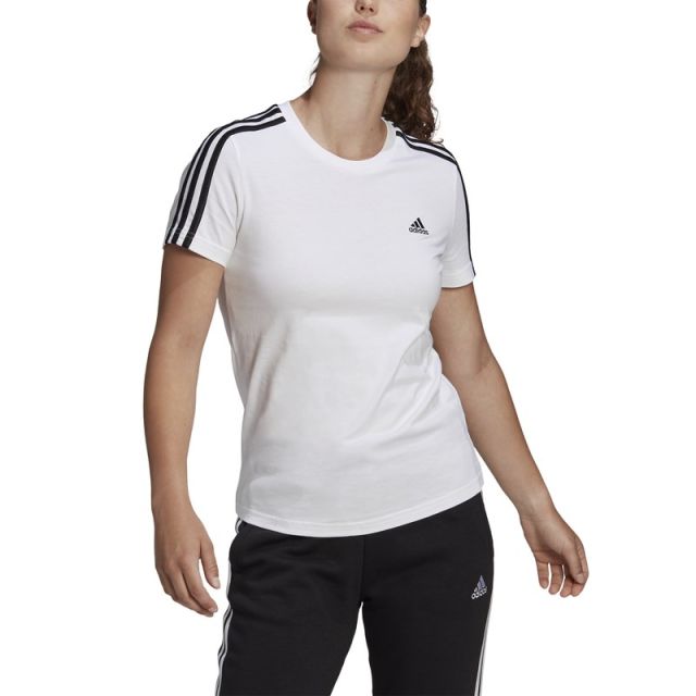 Prodotto: ADIDAS-T-SHIRT LOUNGEWEAR ESSENTIALS SLIM 3-STRIPES-GL0783