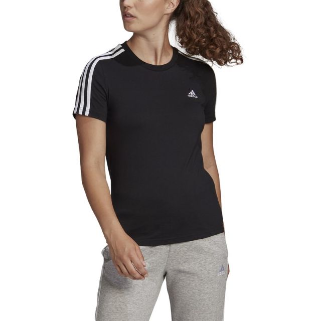 Prodotto: ADIDAS-T-SHIRT LOUNGEWEAR ESSENTIALS SLIM 3-STRIPES-GL0784