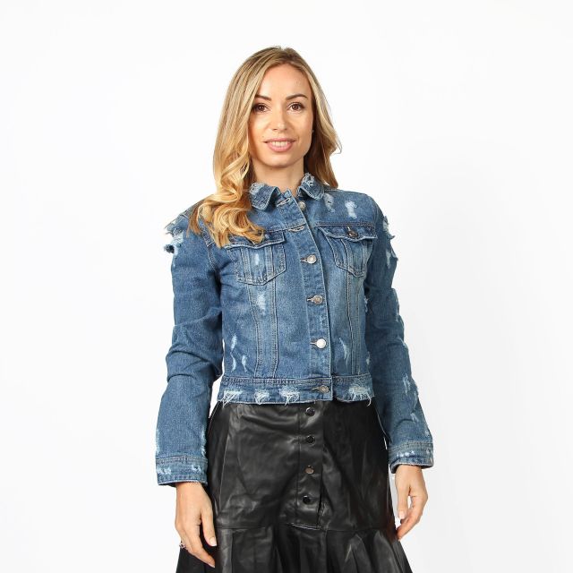 Prodotto: BACHATA - GIUBBINO JEANS BLU MEDIO
