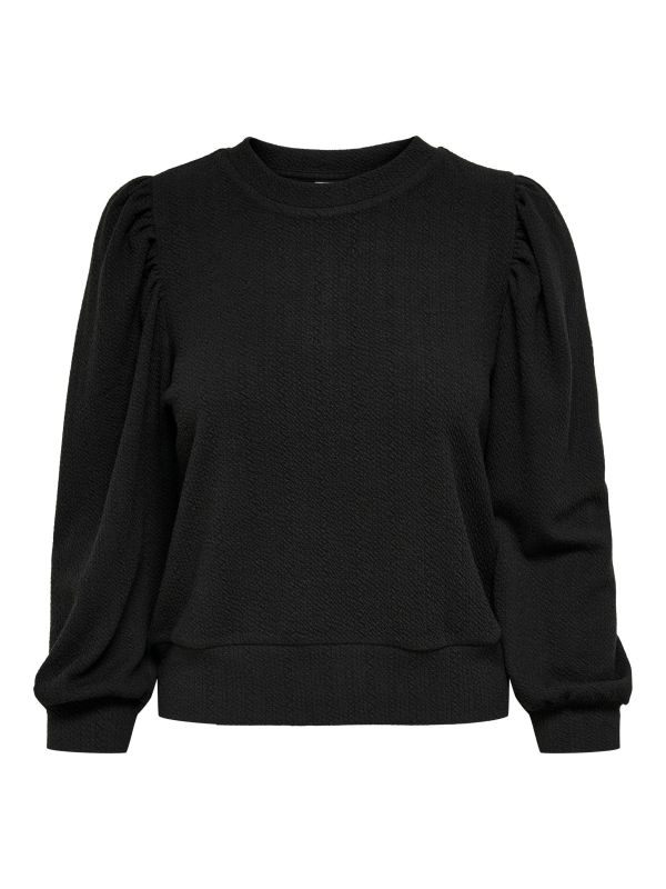 Prodotto: JACQUELINE DE YONG - FELPA NERA ANNY 7/8 SWEAT