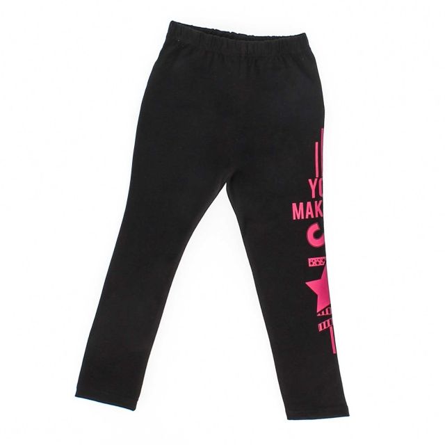 Prodotto: BACHATA - BIMBA LEGGINGS NERO/FUXIA