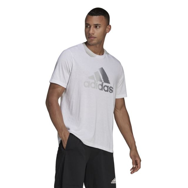 Prodotto: ADIDAS - T-SHIRT MM D2M LOGO TEE WHITE - HF7210