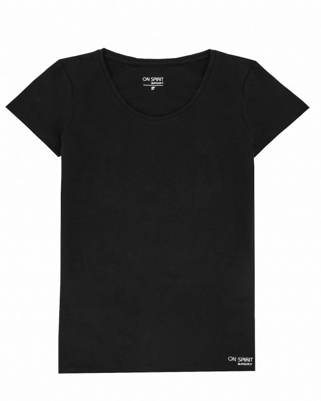 Prodotto: ON SPIRIT - T-shirt girocollo da donna nera