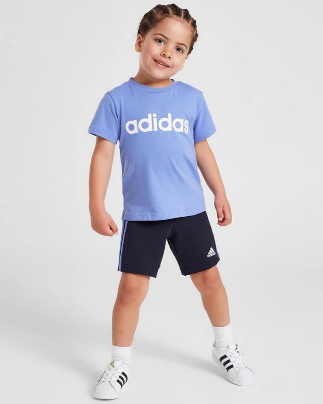 Prodotto: ADIDAS-COMPLETO ESSENTIALS LINEAGE ORGANIC COTTON TEE AND SHORTS-HR5891