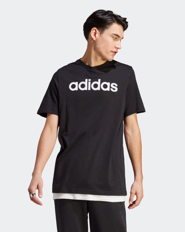Prodotto: ADIDAS-T-SHIRT ESSENTIALS SINGLE JERSEY LINEAR EMBROIDERED LOGO-IC9274
