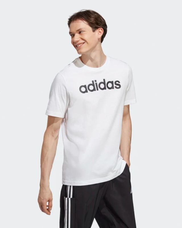 Prodotto: ADIDAS-T-SHIRT ESSENTIALS SINGLE JERSEY LINEAR EMBROIDERED LOGO-IC9276