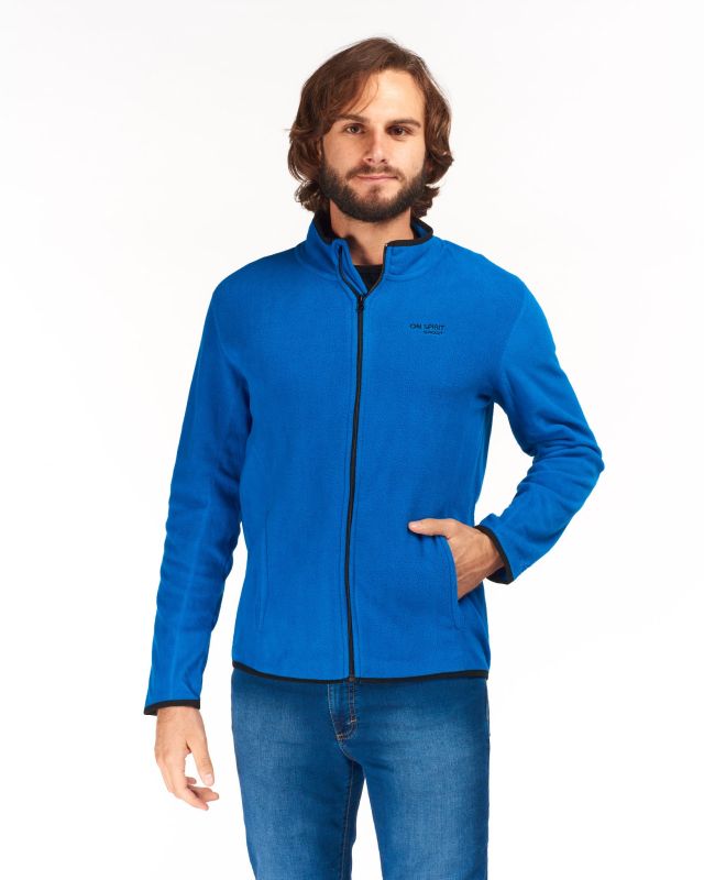 Prodotto: ON SPIRIT - PILE UOMO  FULL ZIP BLU ROYAL - EMILIO
