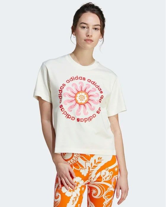 Prodotto: ADIDAS - T-SHIRT ADIDAS X FARM RIO GRAPHIC - IM2391