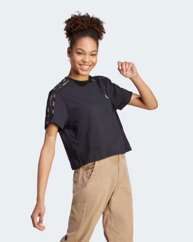 Prodotto: ADIDAS - T-SHIRT VIBRANT PRINT 3-STRIPES COTTON CROP - IL5871