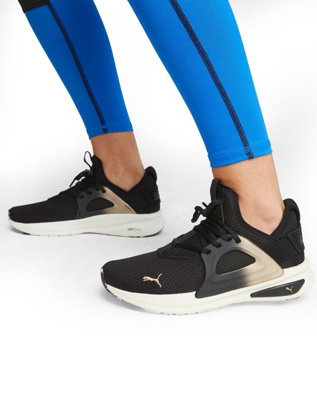 Prodotto: PUMA - Sneaker da donna slip on nera in mesh traspirante con soletta in memory foam - SOFTRIDE ENZO EVO MOLTEN WN