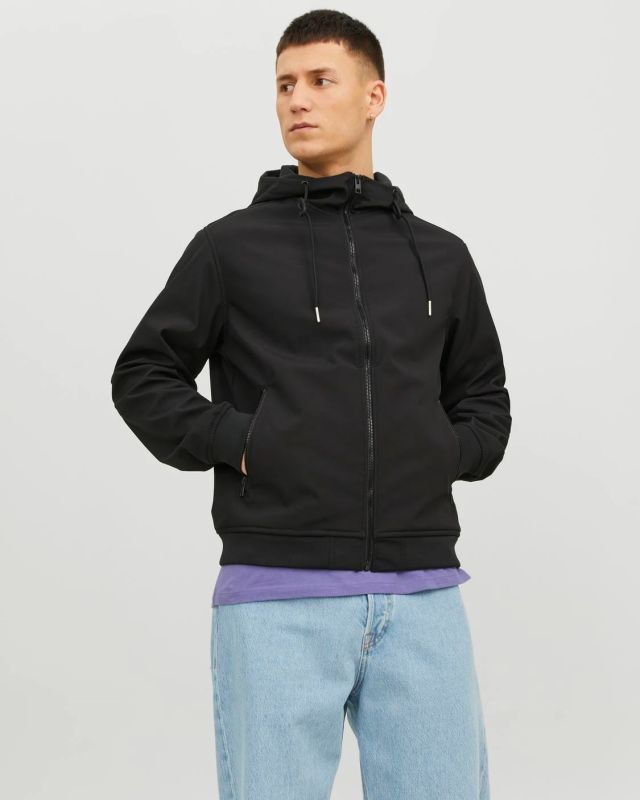 Prodotto: JACK&JONES - GIACCA SOFTSHELL NERA DA UOMO