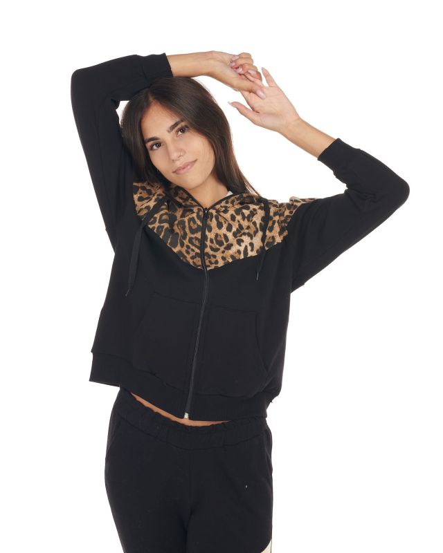 Prodotto: MY JEWELS - DONNA FELPA CON ZIP E CAPPUCCIO