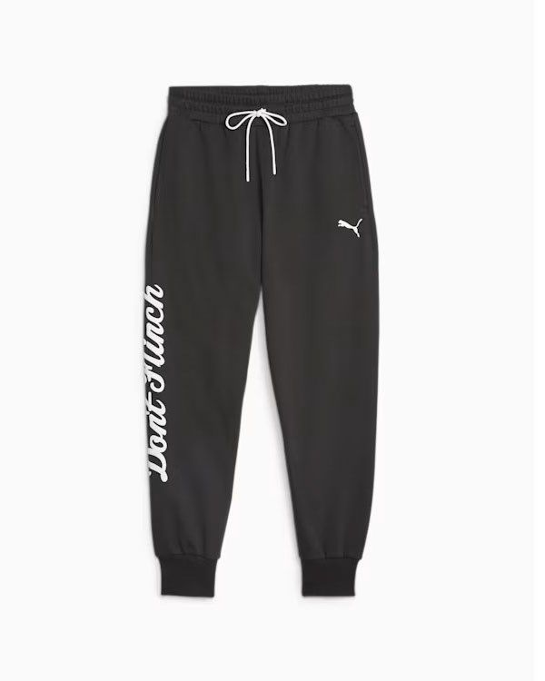 Prodotto: PUMA - Pantalone tuta nero da uomo con stampa laterale