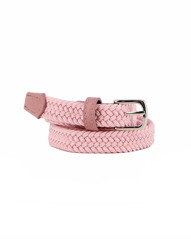 Prodotto: NAZARENO GABRIELLI - Cinta rosa da donna, intrecciata ed elasticizzata