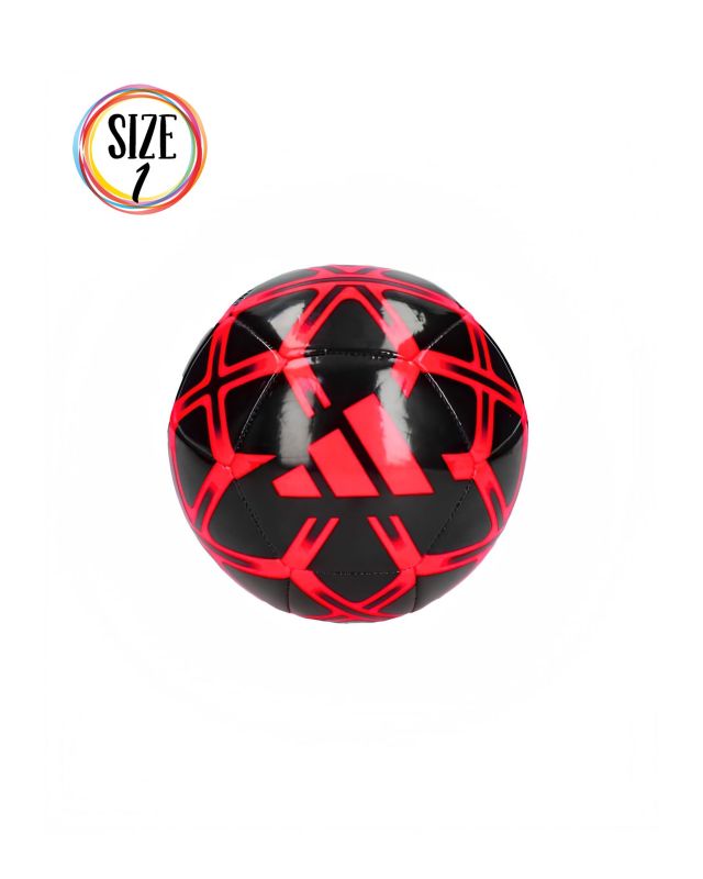Prodotto: ADIDAS - MINI PALLONE DA CALCIO NERO E ROSSO STARLANCER CLUB - IP1639
