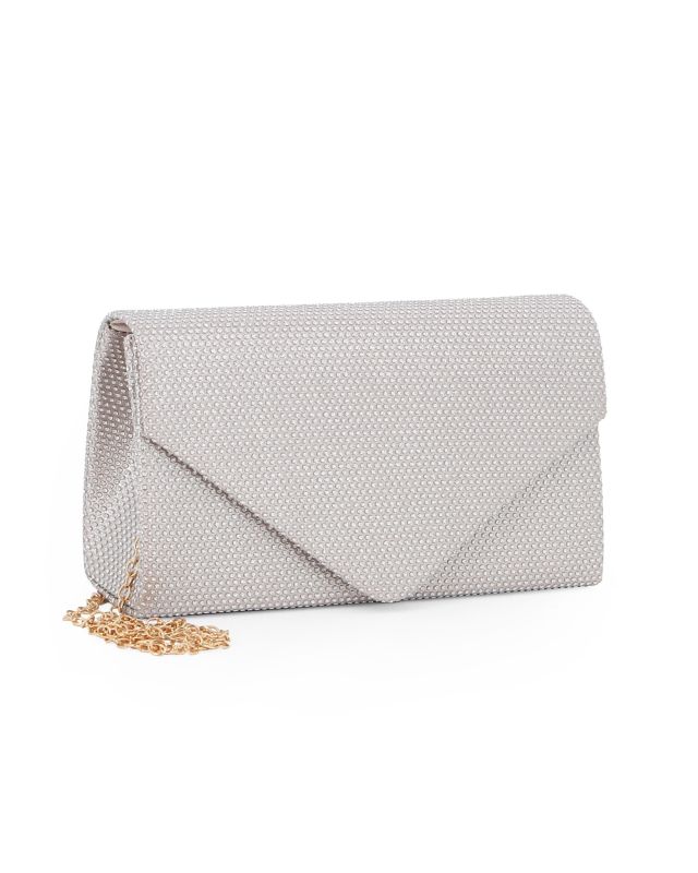 Prodotto: DIVAS - Pochette con patta rosa glitterata