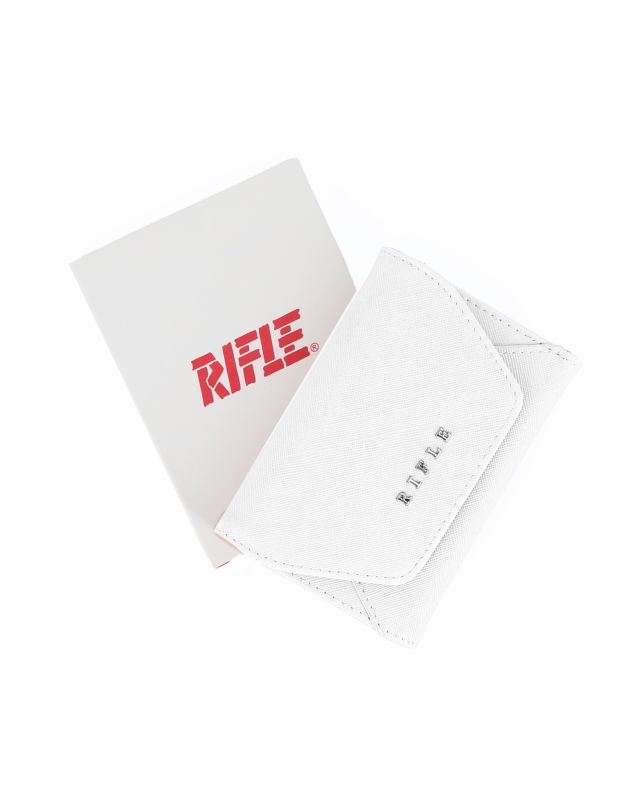 Prodotto: RIFLE - Portafoglio bianco da donna con logo