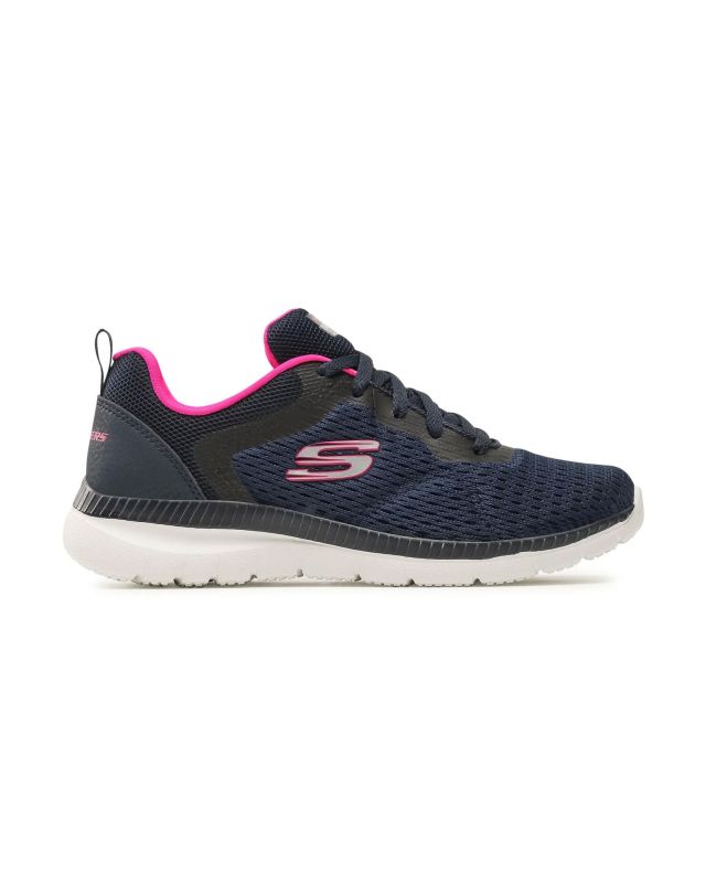 Prodotto: SKECHERS - BOUNTIFUL - QUICK PATH Sneakers blu con soletta memory foam